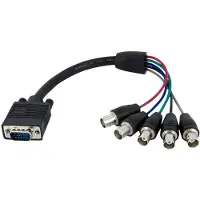 StarTech.com VGABNCMF1, 0,3 m, VGA (D-Sub), 5 x BNC, Uros, Naaras, Suora
