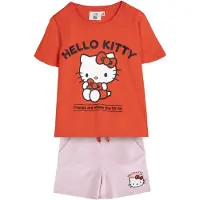 Hello Kitty Pyjama, Punainen/vaaleanpunainen, 140-146