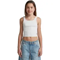 G-Star Girls Nordic Top Sleeveless - White - girls