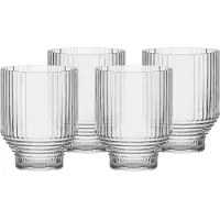 Kosta Boda Pavilion lowball-lasi Kirkas, 30 cl, 4 kpl