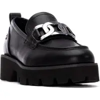 Xti for woman. 14467801-NEGRO Moccasins 144678 black (39), 3 to 5 cm, None, Casual, Classic