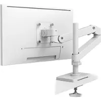 Ergotron – LX Pro Desk Monitor Arm, Tall Pole, Grommet Mount (white) (45-709-290)