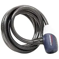 Massi Fox Cable Lock Musta 10 x 1800 mm