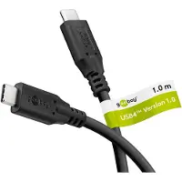 Goobay 74183, 1 m, USB C, USB C, USB4 Gen 2x2, 40 Gbit/sek., Lajittelu