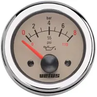 VETUS Öljynpainemittari 0-8kg/cm2d 52 Mm 24v