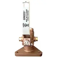 Groco Seacock Triangle Base Kuulaventtiili 50 Mm