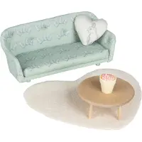 Lundby Dockhustillbehör Vardagsrum - Multi/patterned - ONE SIZE