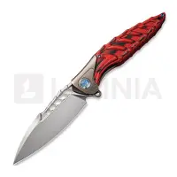 Rike Knife Thor 7 TI G10 Red kääntöveitsi