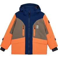 Lego Wear Talvitakki - LWJian 713 - Sininen/Ruskea/Oranssi - - 7 v (122) - Talvitakit