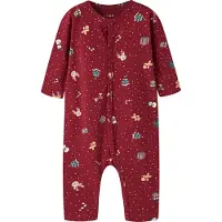 Name it Nbnvismas Ls Nightsuit - Red - 80