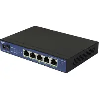 ALLNET 201875, Hallitsematon, 2.5G Ethernet (100/1000/2500), Power over Ethernet -tuki, Työpöytä-/seinäkiinnitys, Seinäkiinnitteinen (ALL-SG8005P-2.5G)
