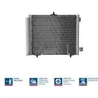 Nissens Lauhdutin - Citroen - C4, C3, C2, Ds3. Peugeot - 208, 2008, 207, 1007. Renault - Talisman. Opel - Crossland. Ds - Ds3
