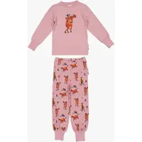 Geggamoja Mimmi Lehmä Ja Varis Pyjama 2-Osainen, Vaaleanpunainen, 110-116
