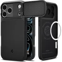 Spigen iPhone 17 Pro/18 Pro Optik Armor Mag Suojakuori - Musta
