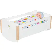 Goki Wooden Doll Cradle