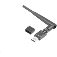Lanberg NC-0150-WE, Langaton, USB, WLAN, 2400 Mbit/s, Musta