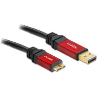 DeLOCK – USB 5 Gbps Cable Type-A male to USB 5 Gbps Type Micro-B male 1 m Premium (82760)