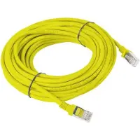 Lanberg patch cable - 10 m - yellow RAL 1028