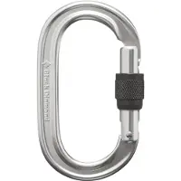 Black Diamond Oval Keylock ScrwgtCarabiner Polished