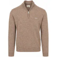 Gant Superfine Lambswool Hz - Brown - XL