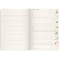 Mayland A5 Forma Deluxe ugekalender tværf. sort kunstskind 2027