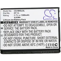 123accu Nokia BP-5L yhteensopiva akku 1300mAh