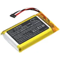123accu Garmin koirapannan T20 GPS Dog Tracking Collars yhteensopiva akku 1800mAh