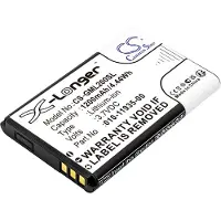 123accu Garmin navigaattorin 010-01055-15 / 010-02184-01 yhteensopiva akku 1200mAh