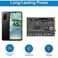 123accu Redmi puhelimen A5 4G yhteensopiva akku 5100mAh