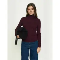 Soft Rebels Srmarla Rollneck Knit - Burgundy - XL