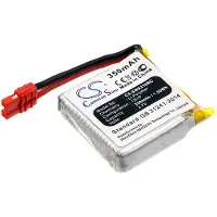 123accu SYMA dronen X21 / X21S yhteensopiva akku 350mAh