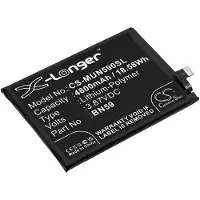 123accu Redmi älypuhelinten M2101K7AG / M2101K7AI yhteensopiva akku 4800mAh