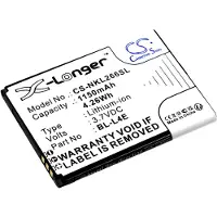 123accu Nokia BL-L4E yhteensopiva akku 1150mAh