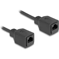 DeLOCK 90671, 2 m, Cat5e, U/UTP (UTP), RJ-45, RJ-45, Musta