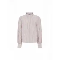 Soft Rebels Srveronica Volume Striped Shirt - Pink - M
