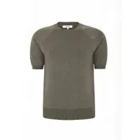 Soft Rebels Srmarla Ss O-Neck Knit - Khaki green - M