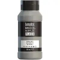 Taidepiste Liquitex Basics fluid 599 Neutral Grey 5 - 118ml