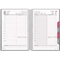 Mayland Dagkalender mørkegrå PP-plast 2027