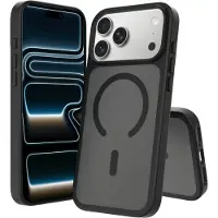 Screenor ICY MagSafe -suojakuori iPhone 17 Pro Max / 18 Pro Max -puhelimelle, Musta