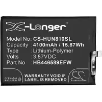 123accu Huawei puhelimen Nova 8 SE / NZONE S7 Pro yhteensopiva akku 4100mAh