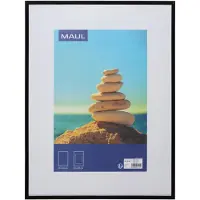 MAUL 1935890, Yksi kuvakehys, MDF-levy, Muovi, Polykarbonaatti (PC), Musta, Seinä, 30 x 40 cm, Suorakulmainen