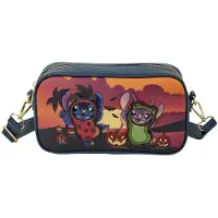 Loungefly Disney Stitch &amp; Angel Halloween Olkalaukku