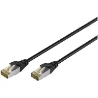 Digitus DK-1644-A-010-OD-10, 1 m, Cat6a, S/FTP (S-STP), RJ-45, RJ-45, Musta