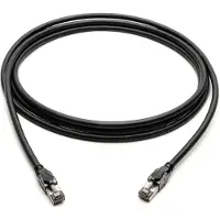 Digitus CAT 8.1 S-FTP patch cord, Cu, LSZH, 2 m, Cat8.1, S/FTP (S-STP), RJ-45, RJ-45, Musta (DK-1843-020-10)
