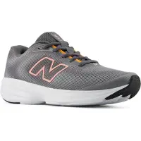 New Balance for woman. W411V4_RU 411v4 sneakers in gray (40), Flat, Laces, Casual, Sport, Grey, Multisport