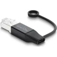 DeLOCK USB-C Netzwerk Adapter Gigabit LAN 1x RJ45 Stecker (61101)