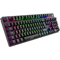 Sharkoon SKILLER SGK20 RGB Mechanical Gaming Keyboard, German Layout, Black (4044951037766)