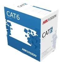 Hikvision 305 M CAT6 UTP NETWORK CABLE (SOLID COPPER, 0.53 MM, CM) (DS-1LN6-UE-W)