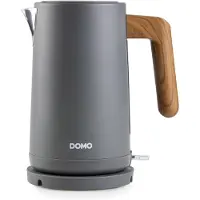 Domo Sähkökana - - DO9268WK - 2200 W - 1,7 L - 360° tukijalka - Musta / Puu