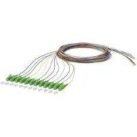 Metz CONNECT OpDAT pigtail - 2 m - grey black white blue yellow red green brown orange violet pink turquoise - Musta - 2m